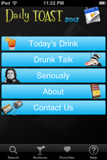Menu screenshot